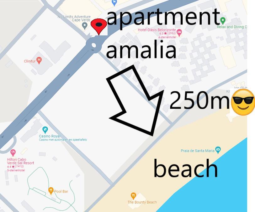 Appartement Amalia Sal Santa Maria Kültér fotó
